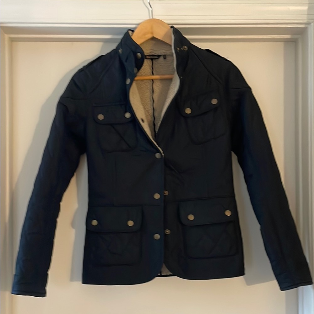 Barbour Sherpa Lined Black Jacket